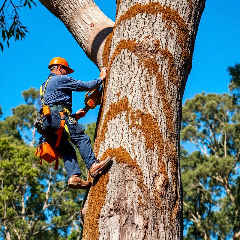 Professional arborist performing selective branch removal to Australian Standards in Tweed Shire